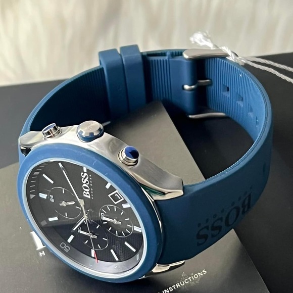 HB1513717- Hugo Boss Men’s Velocity Blue Watch - Picture 10 of 13